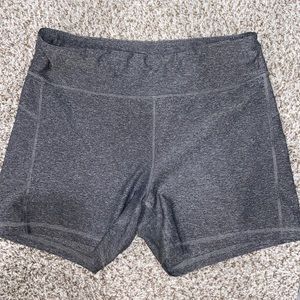 Grey Spandex Shorts